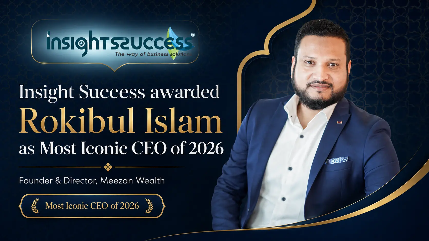 Rokibul Islam as Most Iconic CEO of 2026